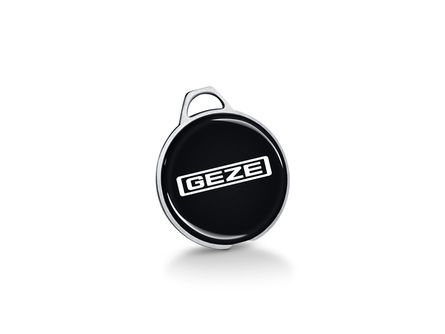 Keychain Geze logo The keychain is taught directly into the system at the reader. This enables future access.