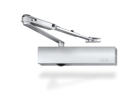TS 4000 NV with hold-open linkage Overhead door closer without connector box for door leaf installation and transom installation with hold-open linkage