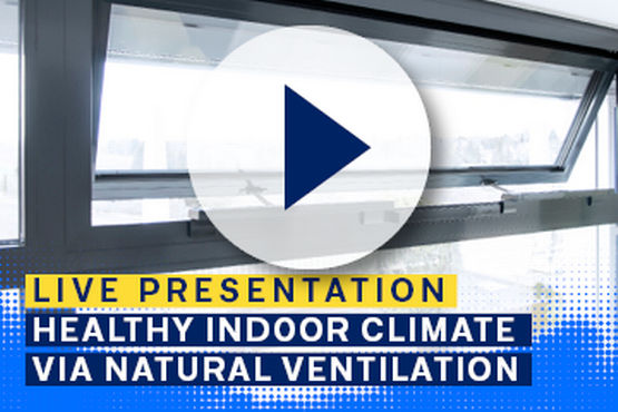 Automatic windows provide comfortable natural ventilation.