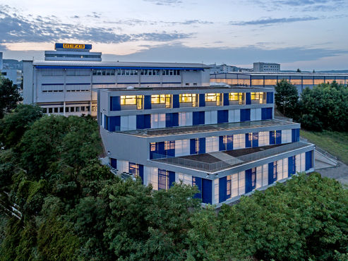 Le centre de développement pour les secteurs de la recherche et du développement. Photo : Jürgen Pollak pour GEZE GmbH