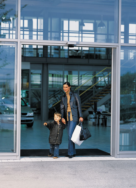 Barrier-free door systems for greater user convenience