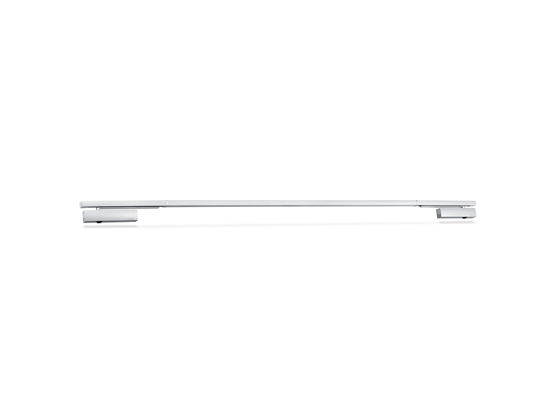 2-leaf overhead door closer system with integrated mechanical closing sequence control, standard installation on door leaf/opposite hinge side