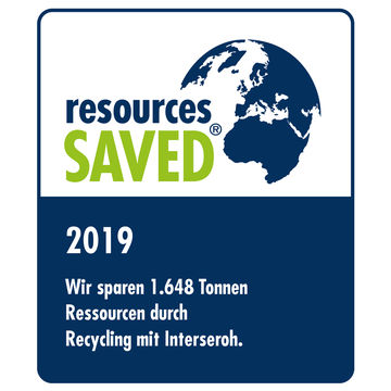 Certified: We save by recycling.