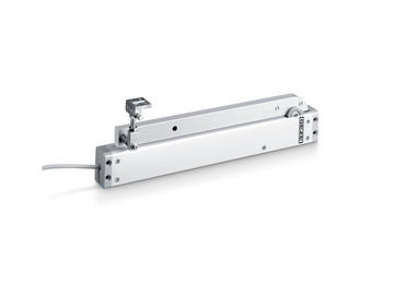 Retractable arm drive is designed for mounting on windows.