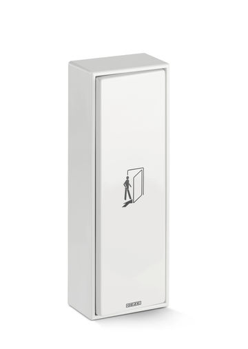 ліктьовий вимикач LS990, білий, відкритий монтаж Пристрій управління для автоматичних розпашних, розсувних дверей, дверей-гармошки та півкруглих розсувних дверей